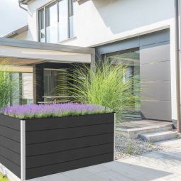 GroJa Solid Hochbeet Anthrazitgrau 3