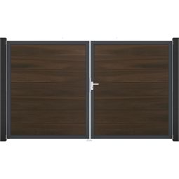 GroJa Doppeltor Solid Grande Steckzaun 5