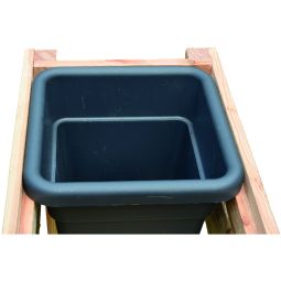 T&J Hochbeet VIBORG sägeraue Bretter 4