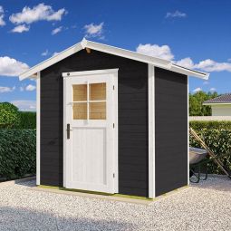 weka Gerätehaus 223 anthrazit Geräteschuppen 3