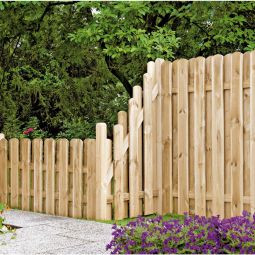 T&J Sichtschutzzaun DAAN Abschluss 90x180/90 3