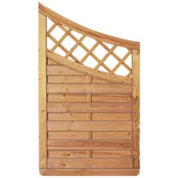 T&J Sichtschutzzaun Avantgarde Abschluss mit 3