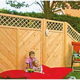 T&J Sichtschutzzaun CLASSICO mit Krone 3