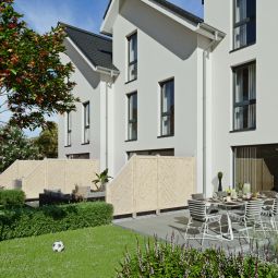 T&J Sichtschutzzaun CLASSIC Diagonal Anschluss 3