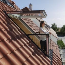 VELUX GDL Cabrio Holz/Kiefer ENERGIE 4