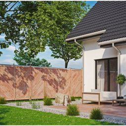 T&J Sichtschutzzaun ESBJERG Lärche Sichtschutz 3