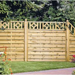 T&J Sichtschutzzaun OLYMP Anschluss mit 3