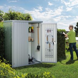 Biohort Geräteschrank silber-metallic 10