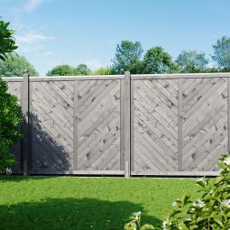 T&J Sichtschutzzaun NIGHTLINE Profilbrettzaun Sichtschutz 3