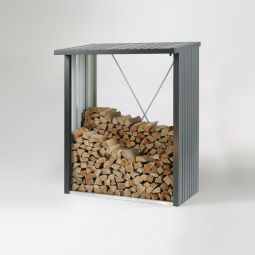 Biohort Kaminholzregal Woodstock dunkelgrau-metallic 4