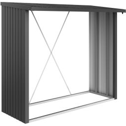 Biohort Kaminholzregal Woodstock dunkelgrau-metallic 3