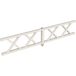 Skan Holz Brüstung Andreaskreuz, für 4