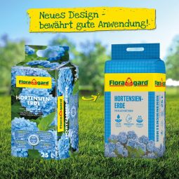 Floragard Hortensienerde blau Blumenerde 3