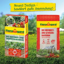 Floragard Bio Hochbeet Gewächshauserde 3