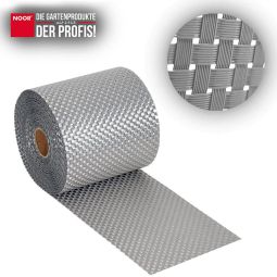 NOOR Zaunblende Rattan chrom Sichtschutzstreifen 3