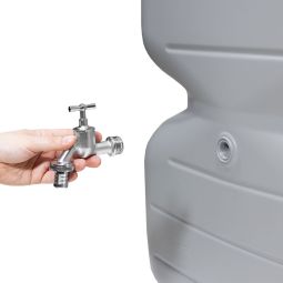 Garantia Regentonne CUBUS Gartentank betongrau 3