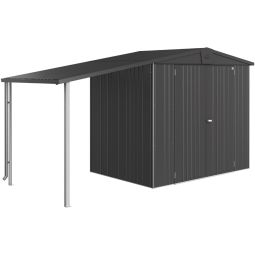 Biohort Seitendach Gerätehaus Europa dunkelgrau-metallic 3