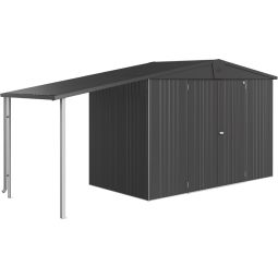 Biohort Seitendach Gerätehaus Europa dunkelgrau-metallic 4