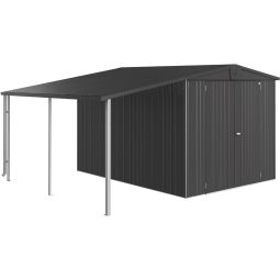 Biohort Seitendach Gerätehaus Europa dunkelgrau-metallic 7