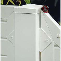 T&J LIGHTLINE Pfosten weiß für 4