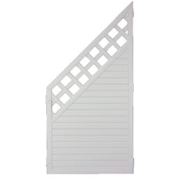 T&J Sichtschutzzaun LIGHTLINE mit Dekorgitter 4