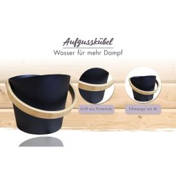 Karibu Zubehörset Sauna Premium 5-teilig 8