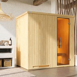 weka Elementsauna HALMSTAD Sparset natur 4