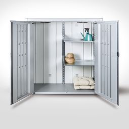 Biohort Terrassenschrank Romeo silber-metallic 4