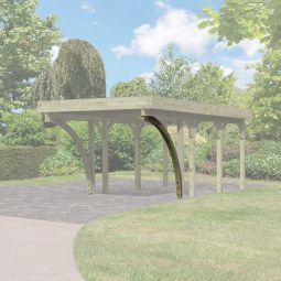 Karibu Einfahrtsbogen 90x90x2660mm für Carport 3