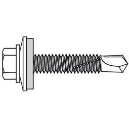Luxmetall 100 Stahl-Bohrschrauben Edelstahl 5,5x50 3