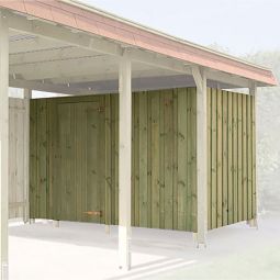 weka Geräteraum kesseldruckimprägniert für Carport 3
