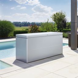 Biohort Aufbewahrungsbox LoungeBox silber-metallic 3
