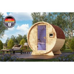 Karibu Woodfeeling Fasssauna 1,5 4