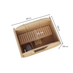 Karibu Woodfeeling Fasssauna Quadro 0 3
