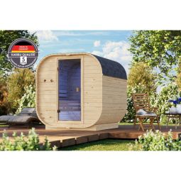 Karibu Woodfeeling Fasssauna Quadro 2 5