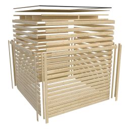Karibu Woodfeeling Saunahaus Hycore 3 3