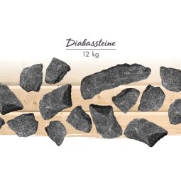 Karibu Saunasteine 12 kg naturbelassen 5