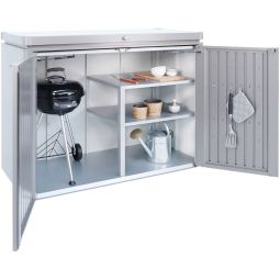 Biohort Gartenschrank HighBoard quarzgrau-metallic 4