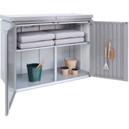 Biohort Gartenschrank HighBoard quarzgrau-metallic 5