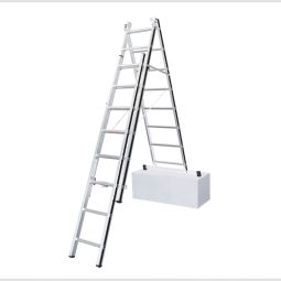 Hymer ALU-PRO Mehrzweckleiter dreiteilig Aluminium 4