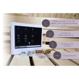 Karibu Saunaofen 11 kW SET 8