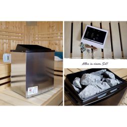Karibu Saunaofen 11 kW SET 4