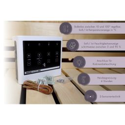 Karibu Saunaofen 11 kW SET 9
