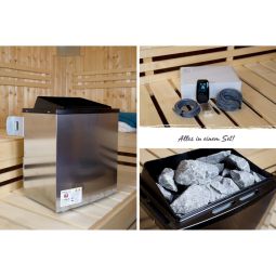 Karibu Saunaofen 11 kW SET 4