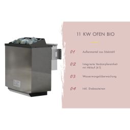 Karibu Saunaofen 11 kW SET 6