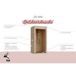 Karibu Outdoordusche naturbelassen 5