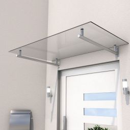 gutta Edelstahlvordach HD 100cm Tiefe 5