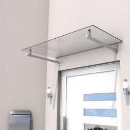 gutta Edelstahlvordach HD 80 cm 4
