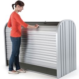 Biohort StoreMax Rollladenbox silber-metallic 4