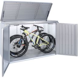Biohort Gartenschrank HighBoard silber-metallic 4